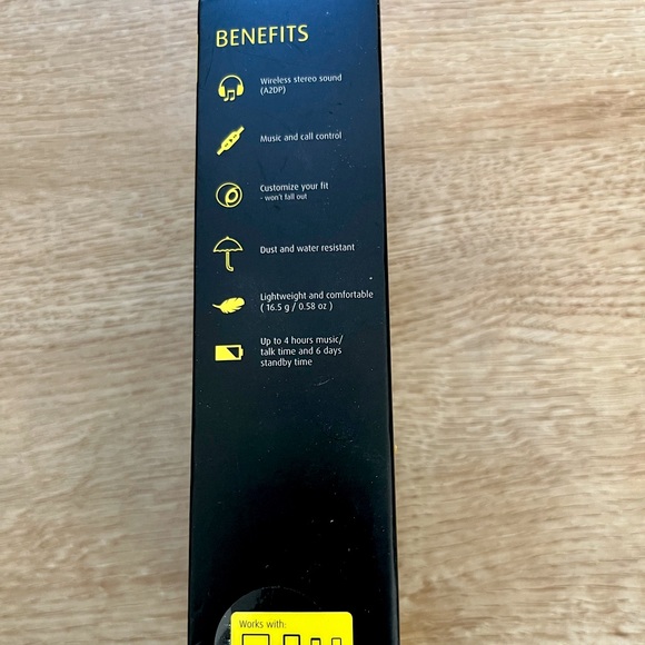 NWOT Jabra Wireless Bluetooth Stereo Earbuds with mic. - Picture 5 of 7